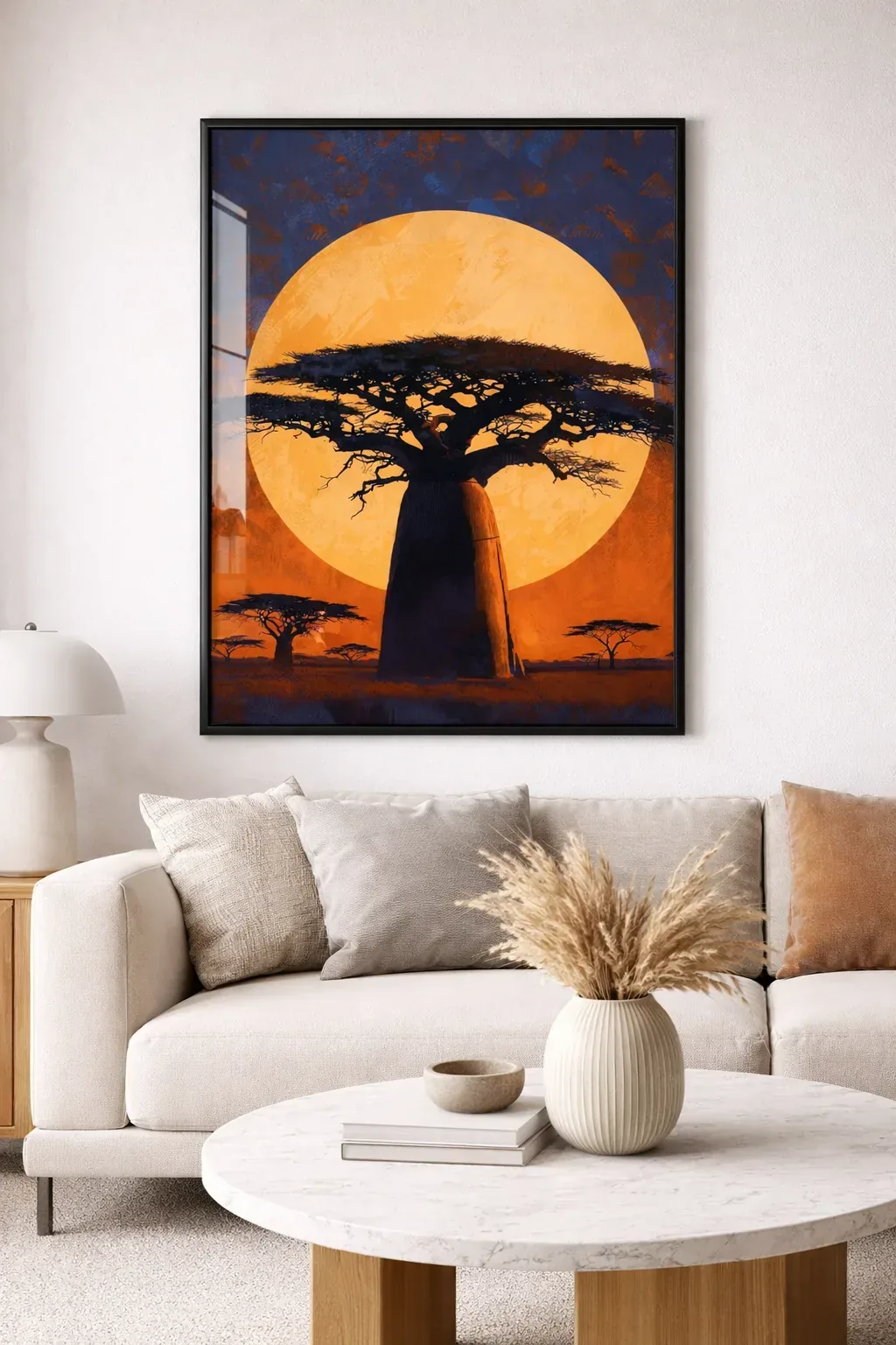 Tableau Baobab Sacré — collection Gainde Timis