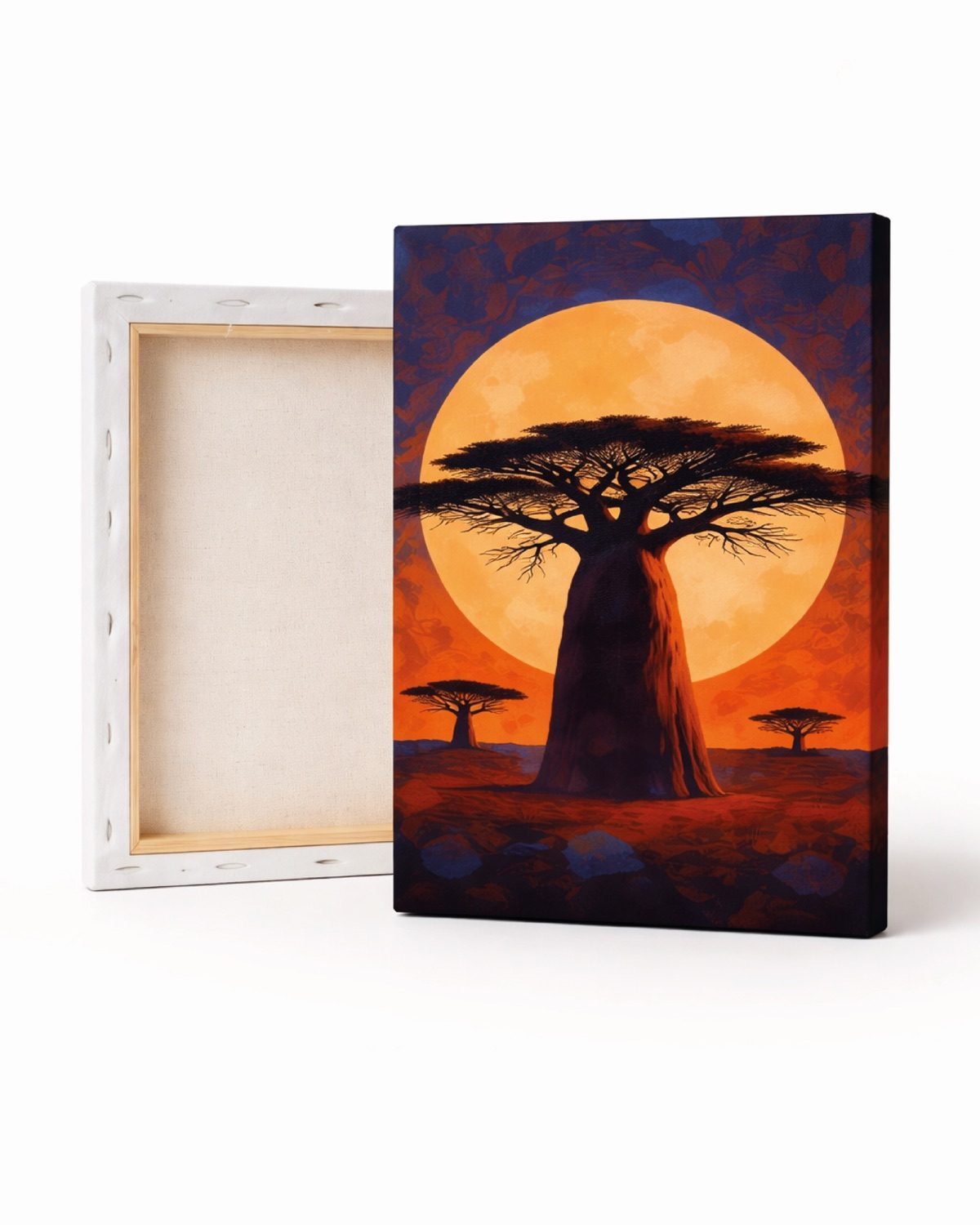 Tableau Baobab Sacré — collection Gainde Timis