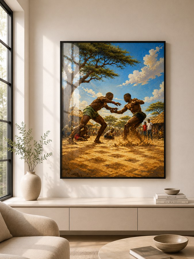 Tableau Laamb — collection Blue Sky