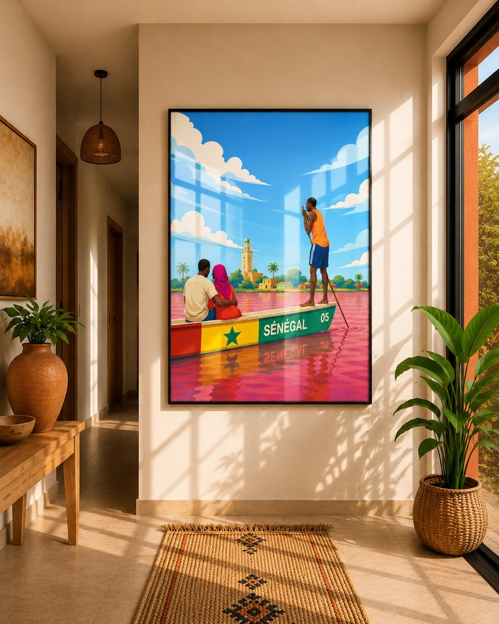 Lac Rose — Barque