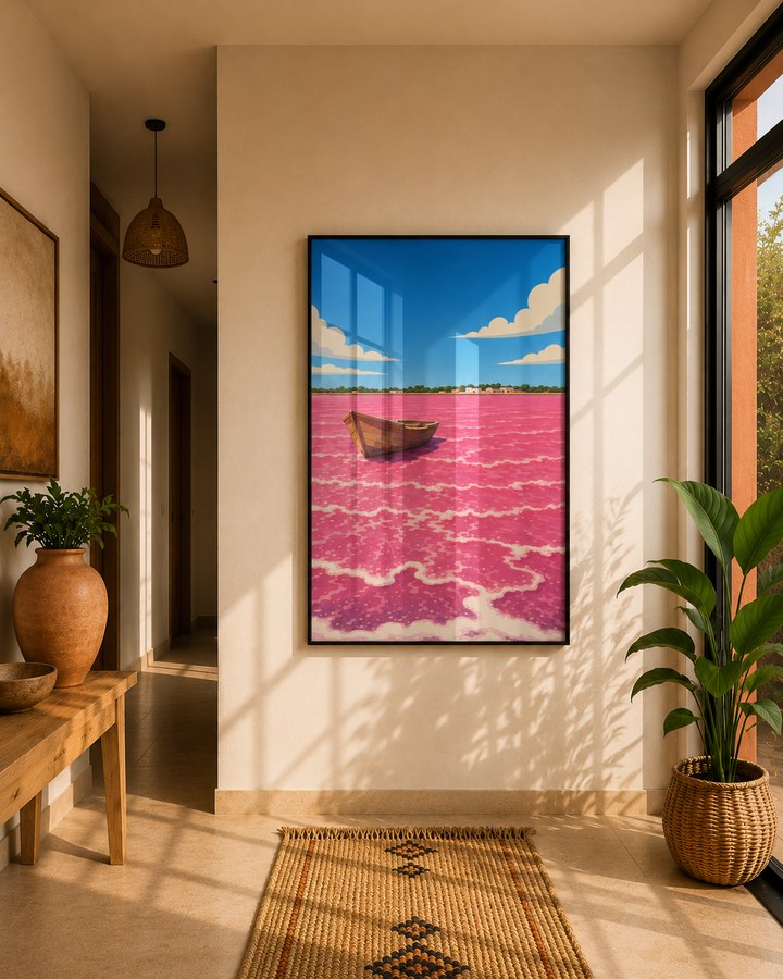 Lac Rose — Pirogue