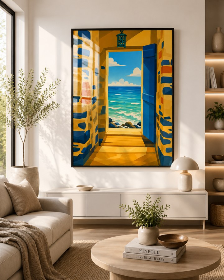Tableau Porte Aller Sans Retour — collection Blue Sky