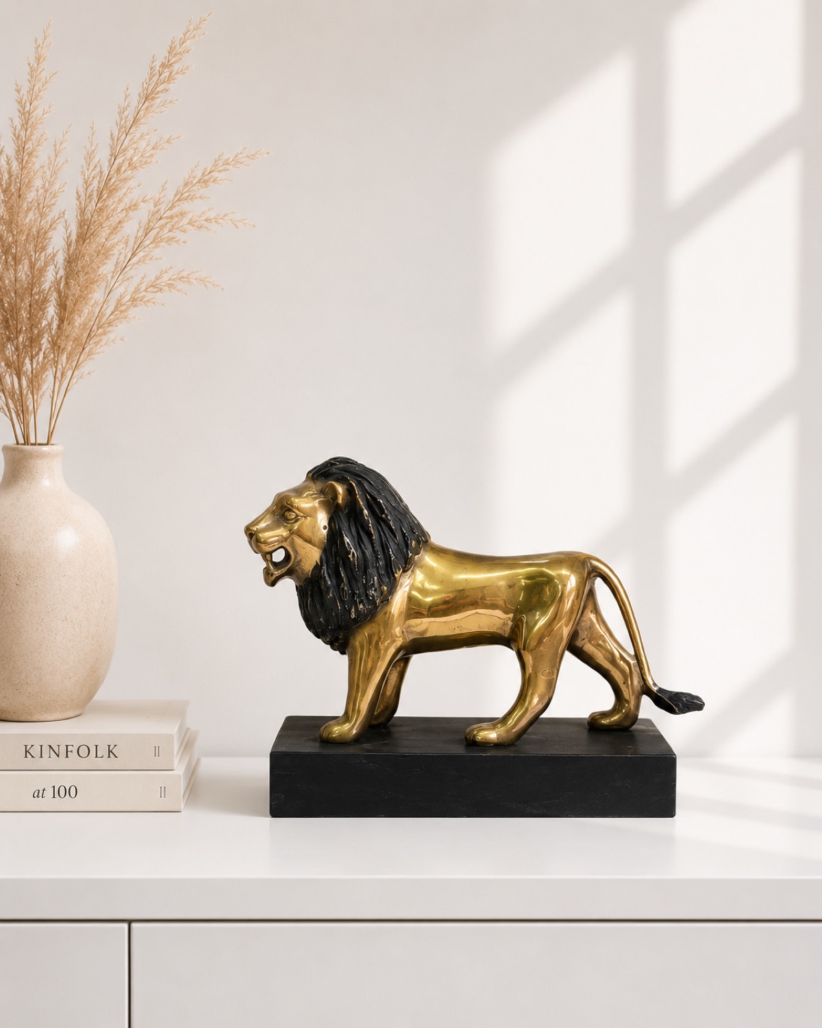 Lion de la Téranga — bronze
