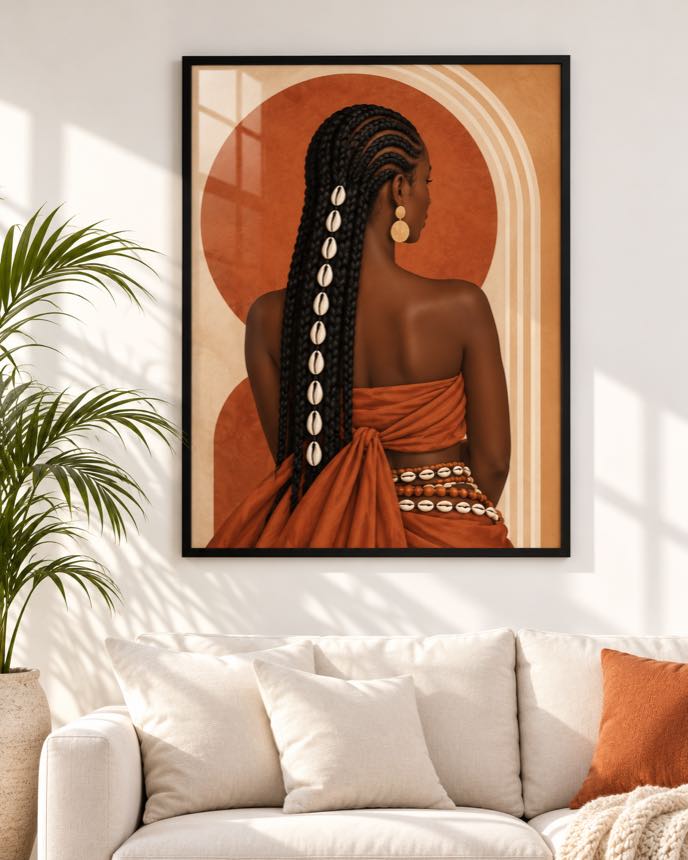 Tableau Dos Tressé — collection Jongoma Pettaaw