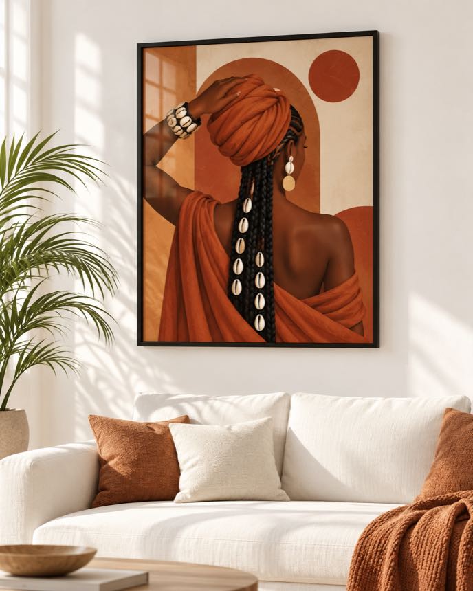 Tableau Tresses & Turban — collection Jongoma Pettaaw