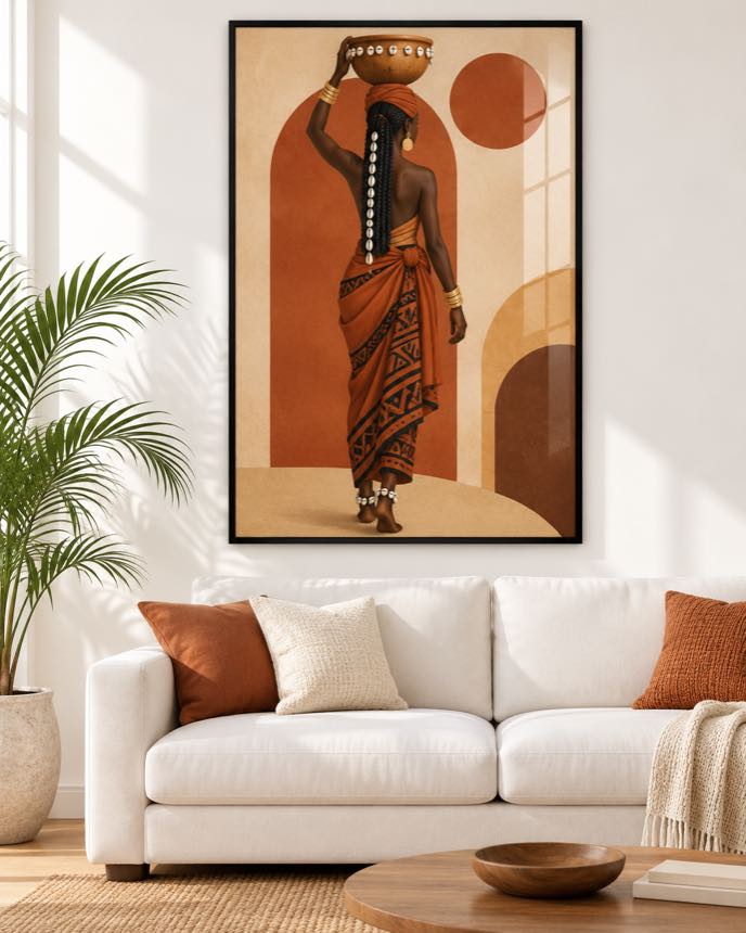 Tableau Retour du Puits — collection Jongoma Pettaaw