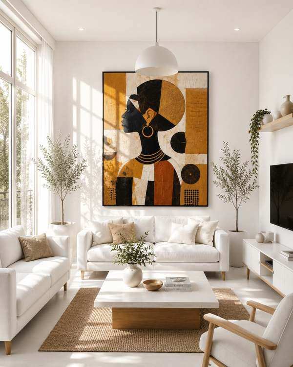 Tableau Âmes d’Ébène — collection Art Africain & Portraits