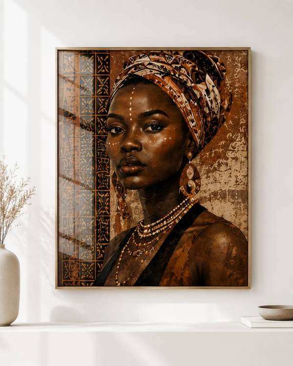 Tableau Origines  – Femme Africaine — collection Art Africain & Portraits
