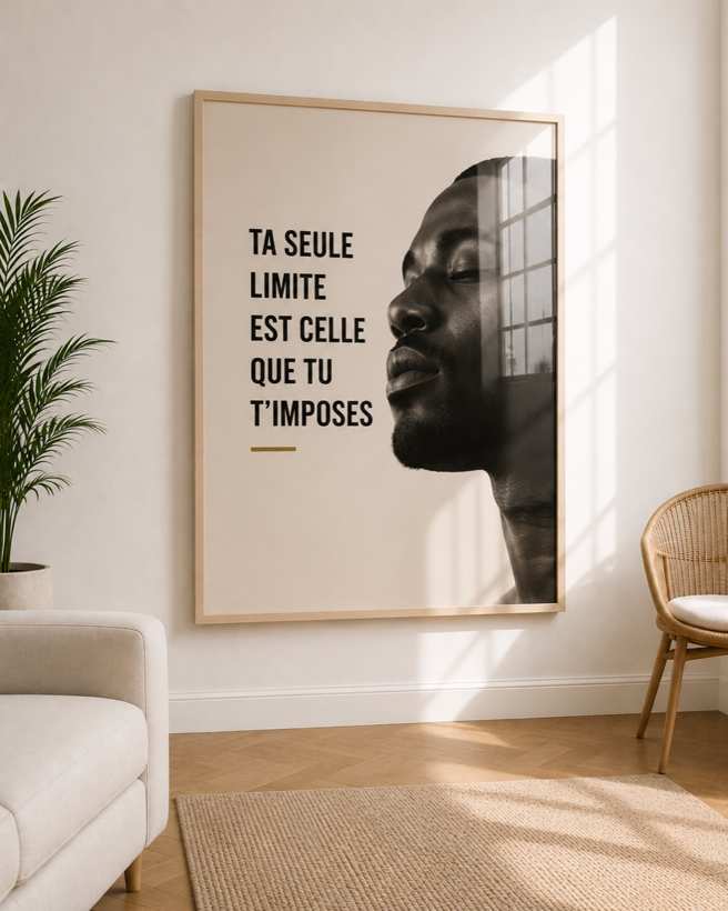 Tableau Ta Seule Limite — collection Motivation