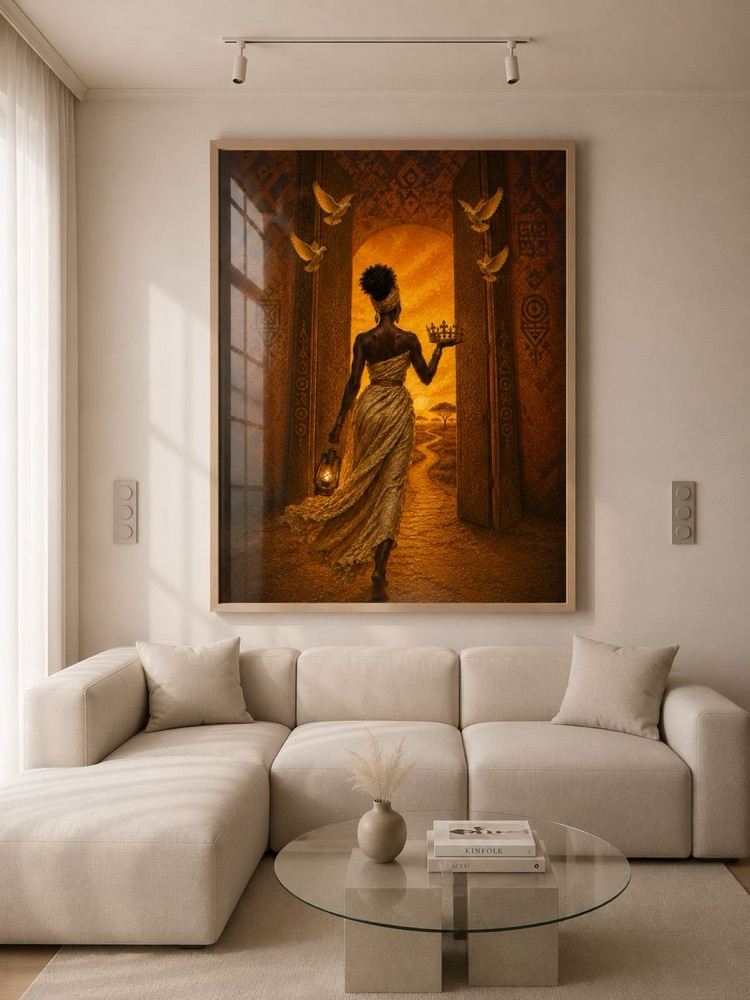 Tableau Femme Liberté — collection Gainde Timis