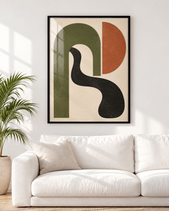Tableau Arche Olive — collection Esprit Matisse