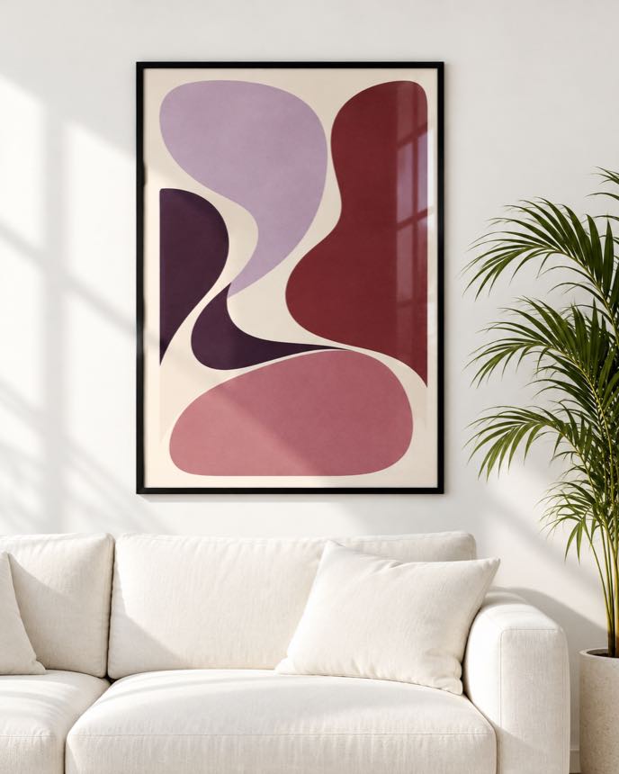 Tableau Prune & Lilas — collection Esprit Matisse