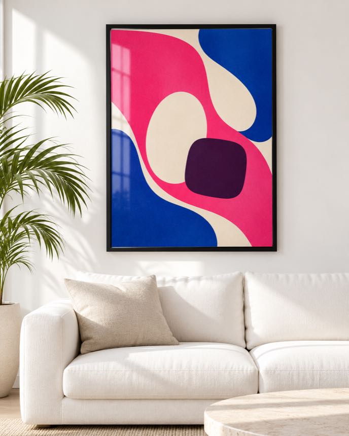 Esprit Matisse — Tableaux aux formes découpées et couleurs franches