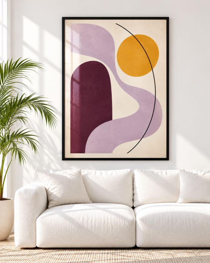 Tableau Lilas & Prune — collection Esprit Matisse
