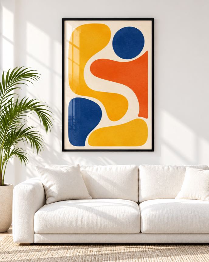Tableau Jaune Tournesol — collection Esprit Matisse