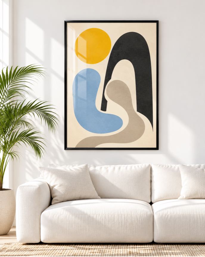 Tableau Soleil & Ciel — collection Esprit Matisse