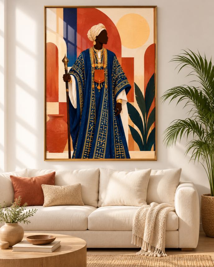Tableau Notable Indigo — collection Grand Boubou