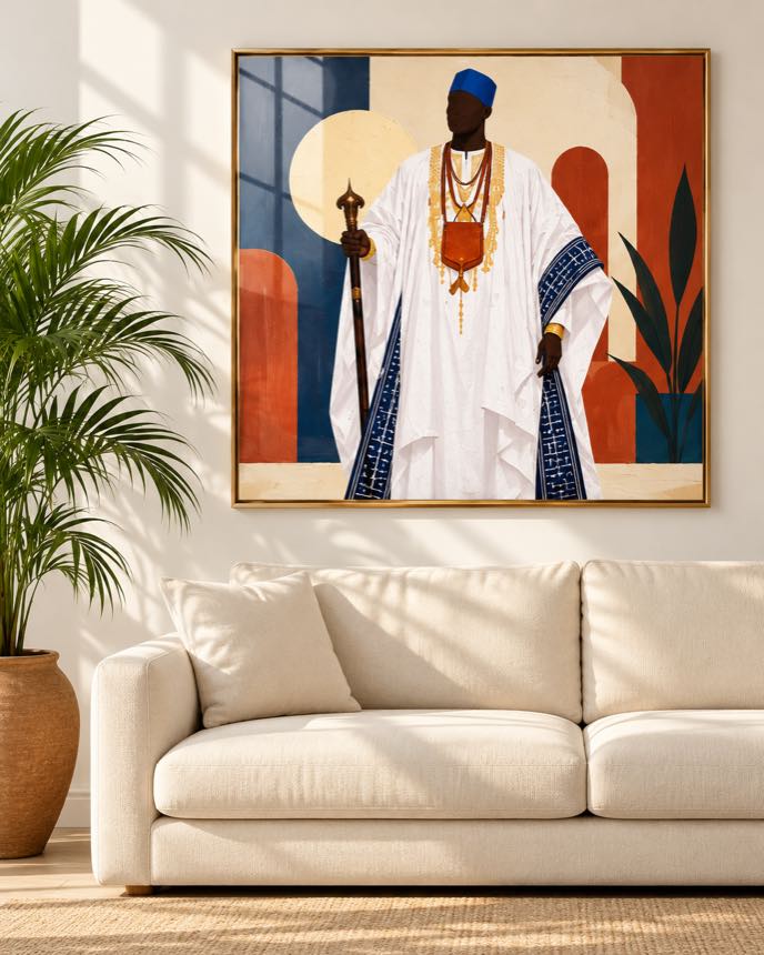 Tableau Notable au Bonnet Bleu — collection Grand Boubou