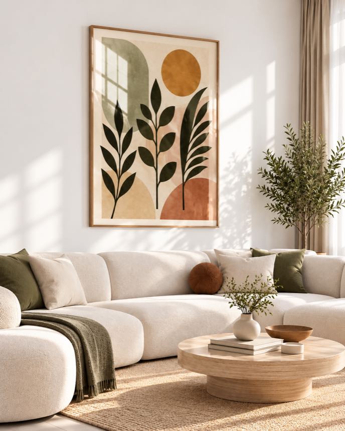 Tableau Branche Sombre — collection Jardin Bohème