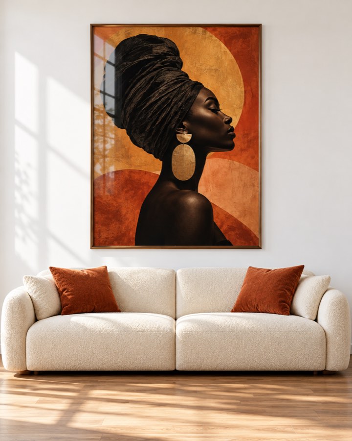 Tableau Aminata — collection Linguère