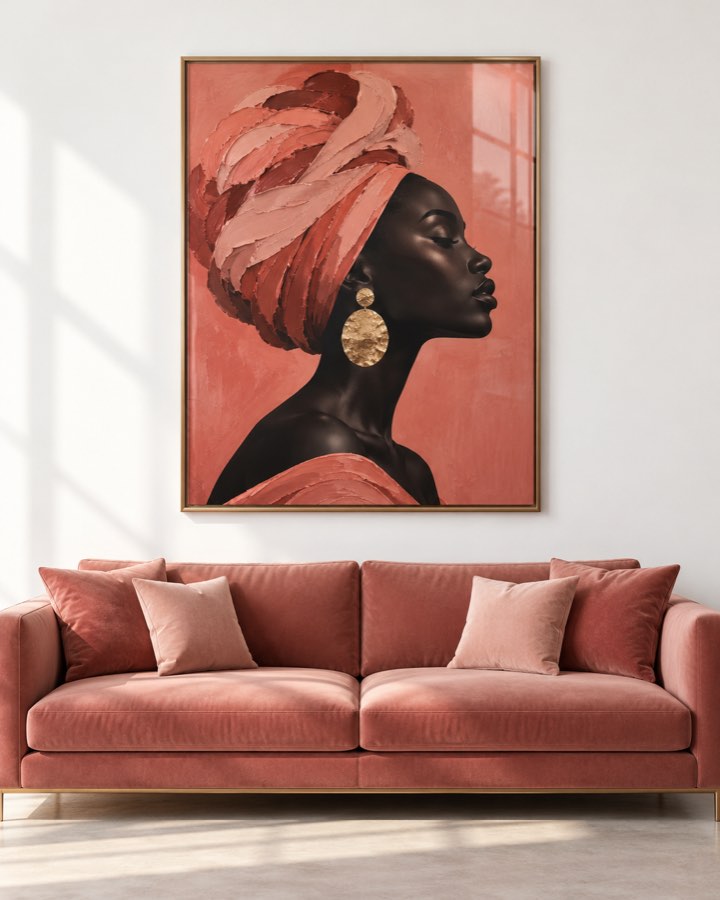 Tableau Maïmouna — collection Linguère