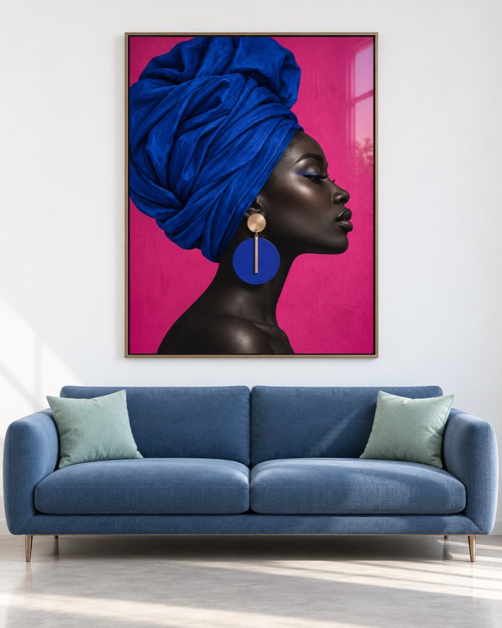 Tableau Dieynaba — collection Linguère