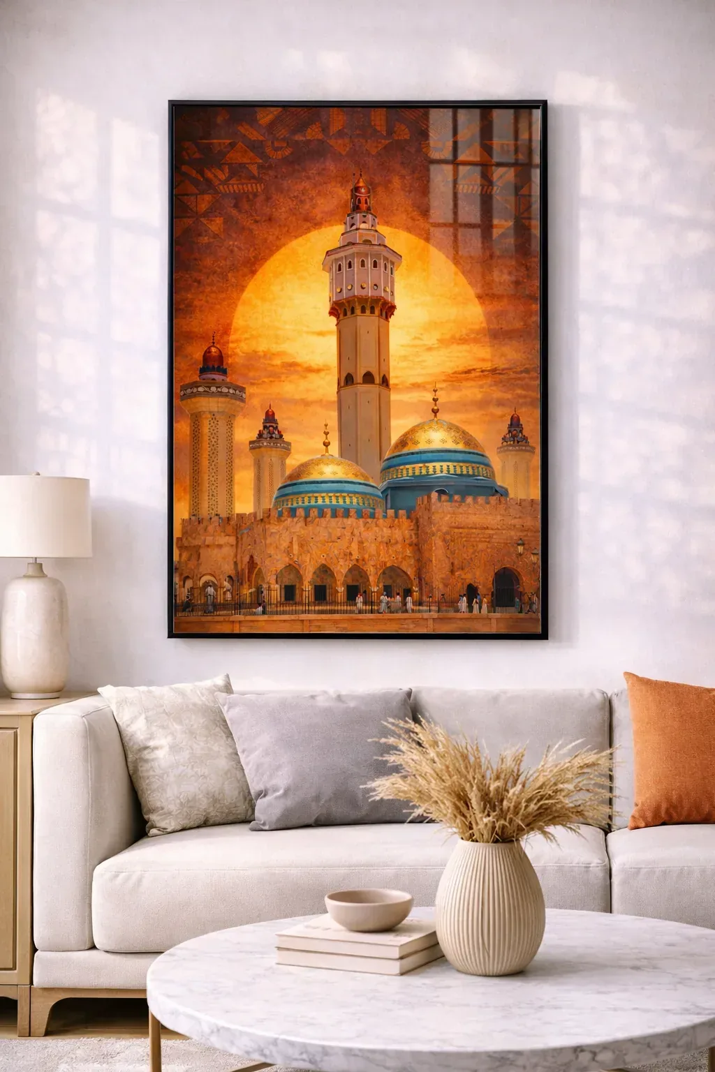 Tableau Mosquée de Touba — collection Gainde Timis