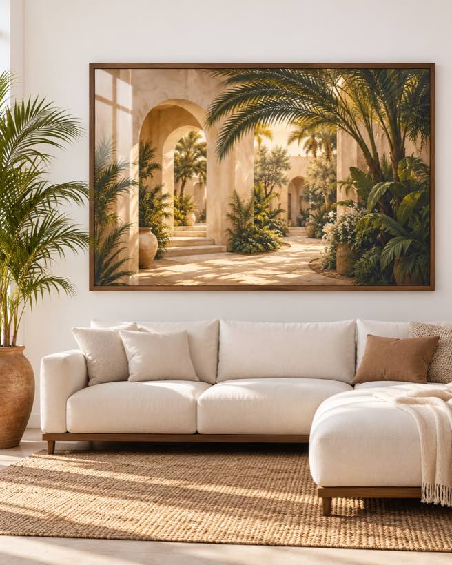 Tableau Grande Arcade — collection Riad Doré