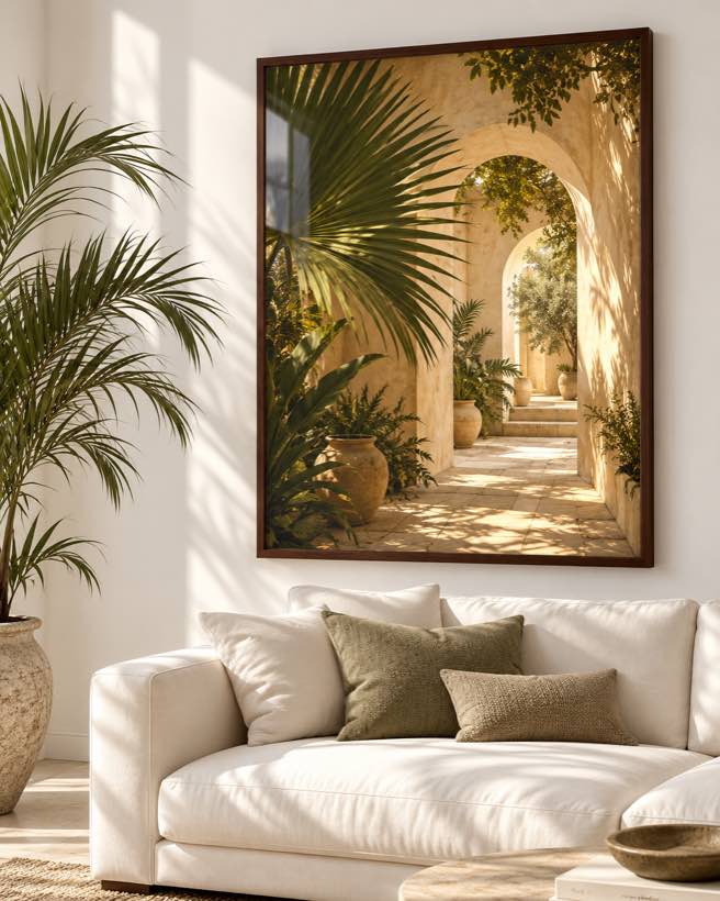 Tableau Feuillages d'Or — collection Riad Doré