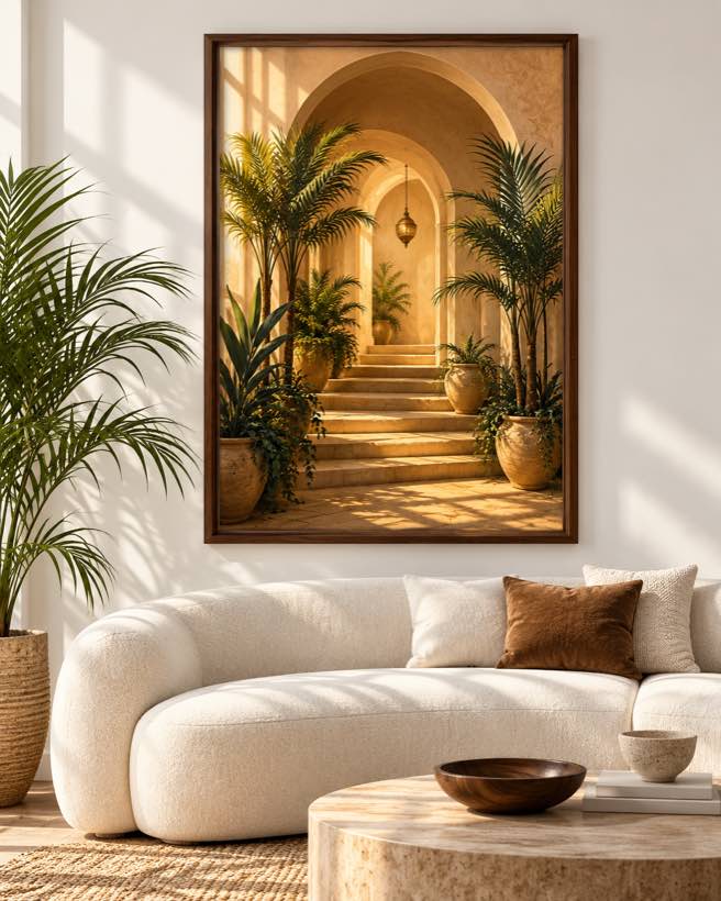 Tableau Grand Escalier — collection Riad Doré