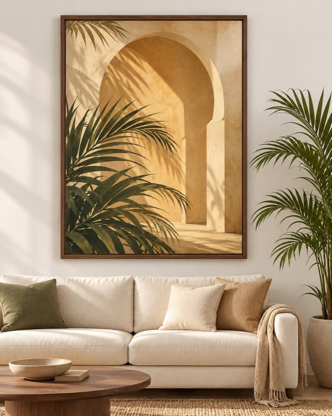 Tableau Ombre Dorée — collection Riad Doré