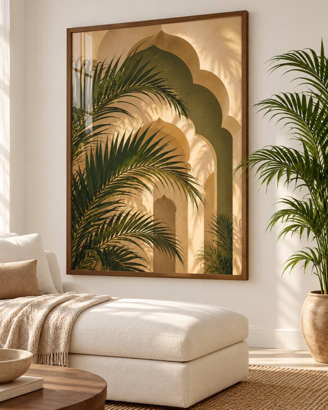 Tableau Arche Festonnée — collection Riad Doré