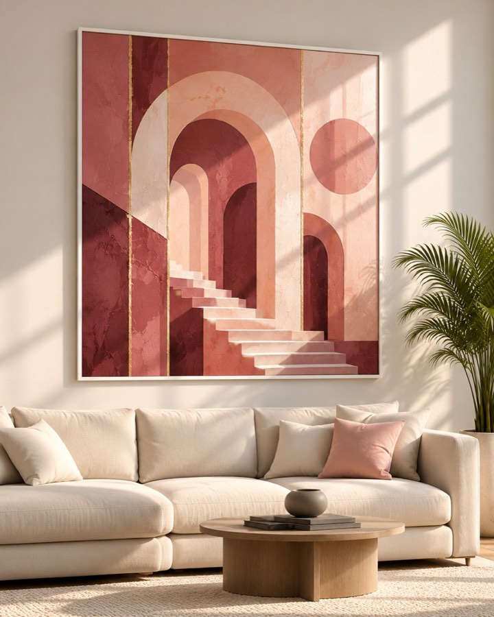 Tableau Passage Rose — collection Rose & Or