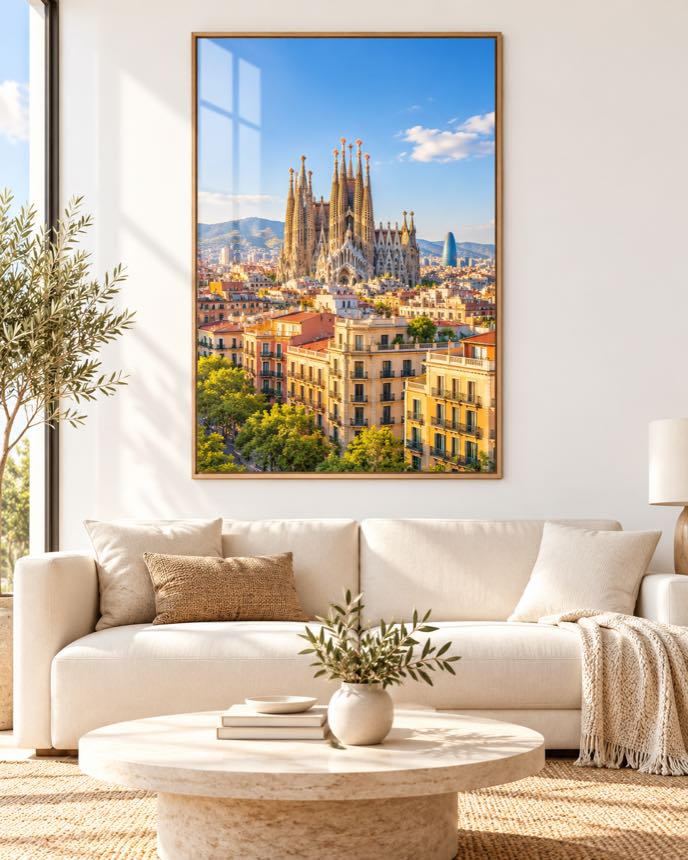 Tableau Barcelone — collection Skyline