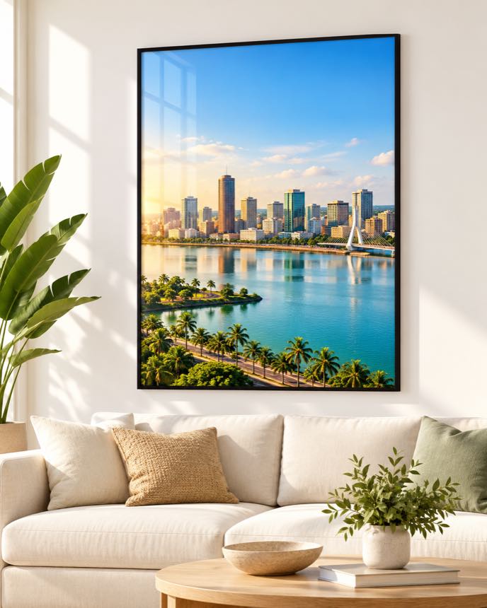 Tableau Abidjan — collection Skyline