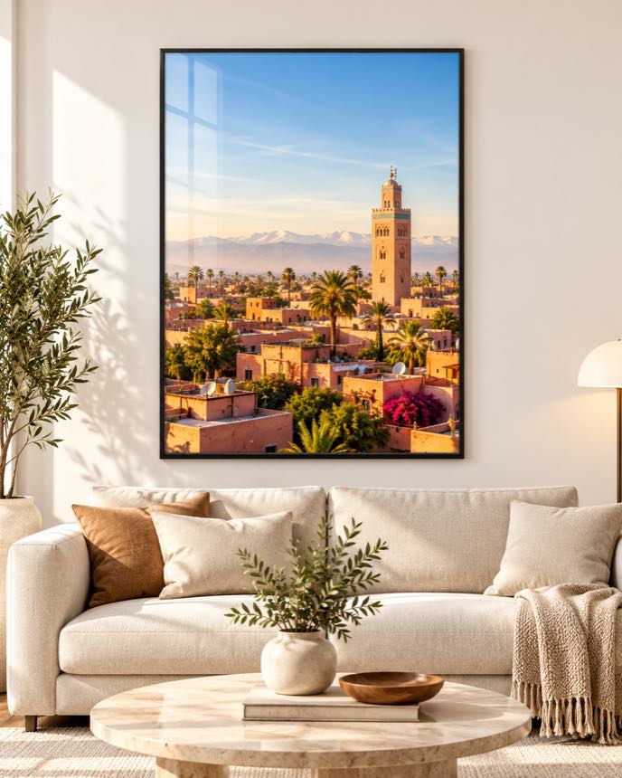 Tableau Marrakech Médina — collection Skyline