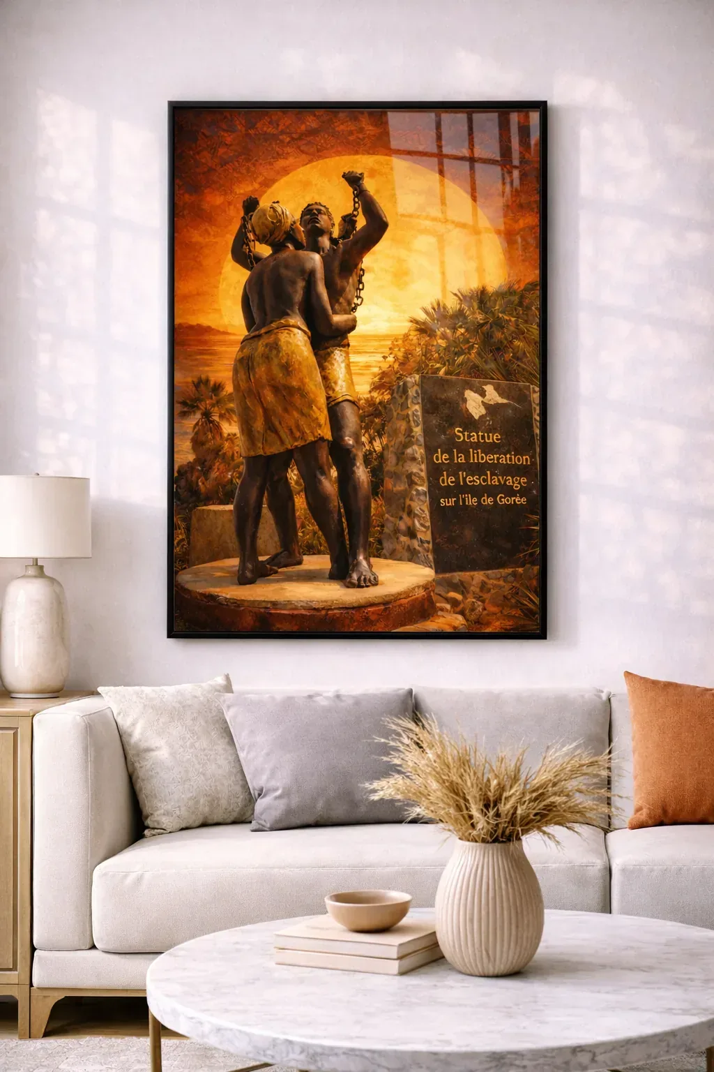 Tableau Statue de la Liberté — Gorée — collection Gainde Timis