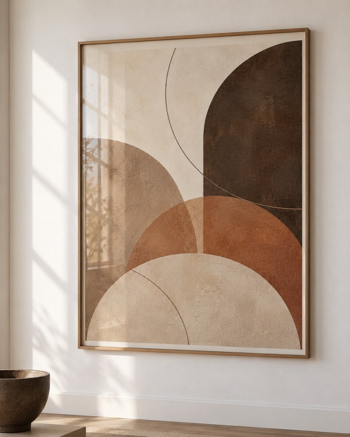 Tableau Demi-Lunes — collection Terre & Sable