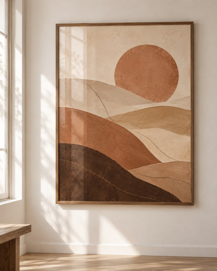 Tableau Dunes au Soleil — collection Terre & Sable