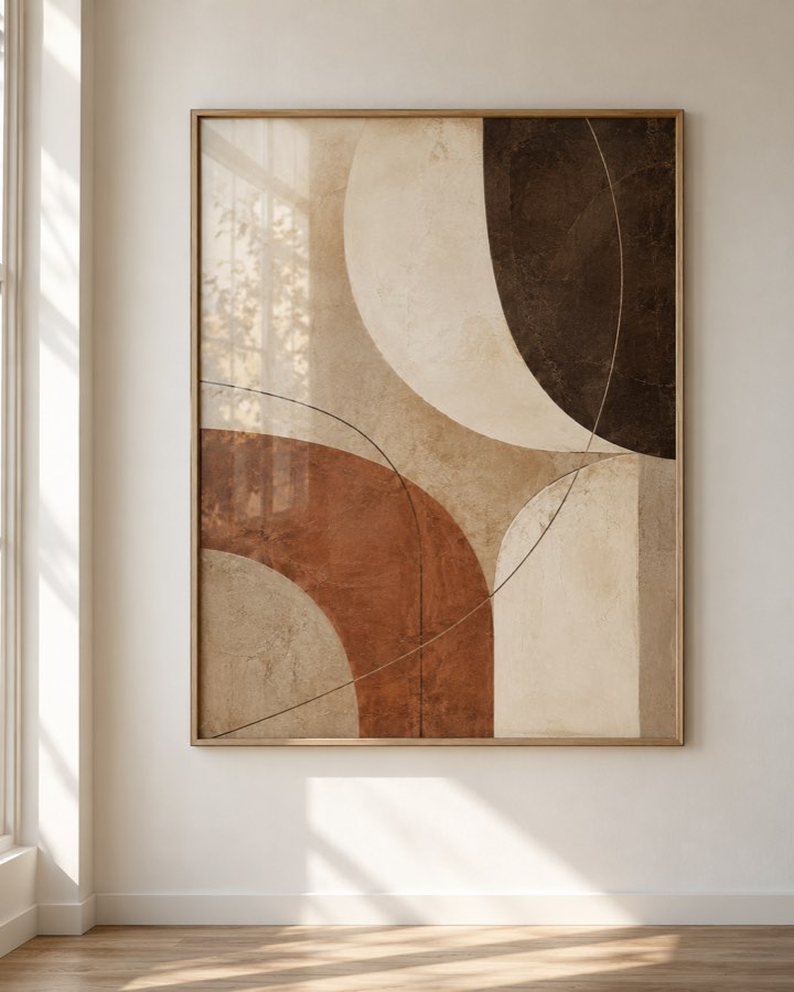 Tableau Éclipse de Terre — collection Terre & Sable