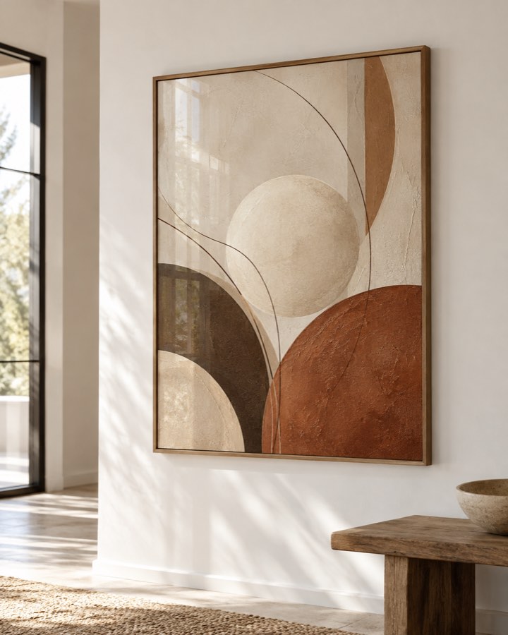 Tableau Jardin d'Argile — collection Terre & Sable