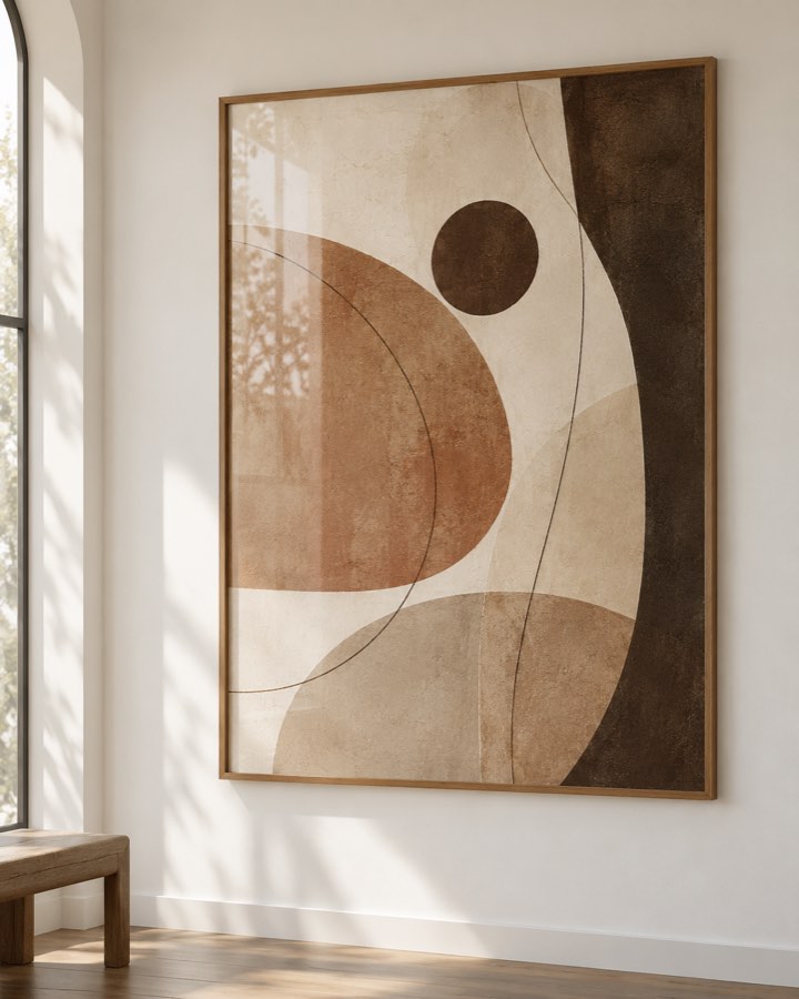 Tableau Silhouette Terre — collection Terre & Sable
