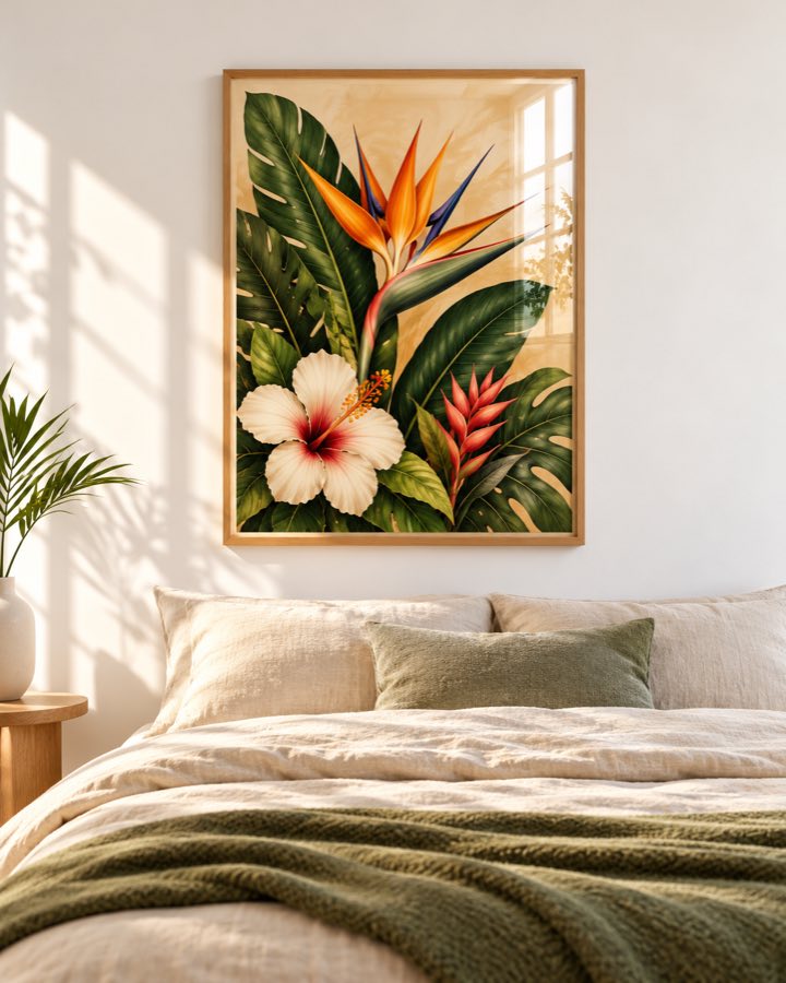 Tableau Bouquet des Îles — collection Tropical