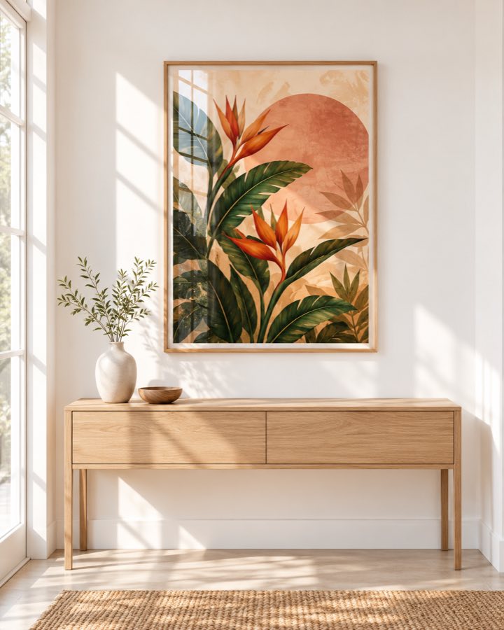 Tableau Soleil de Paradis — collection Tropical