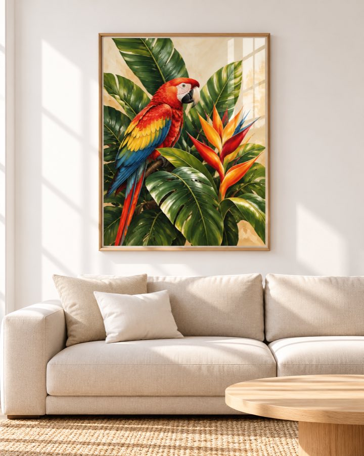 Tableau Ara Tropical — collection Tropical