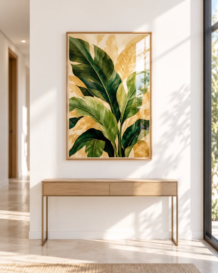 Tableau Feuillage Bananier — collection Tropical