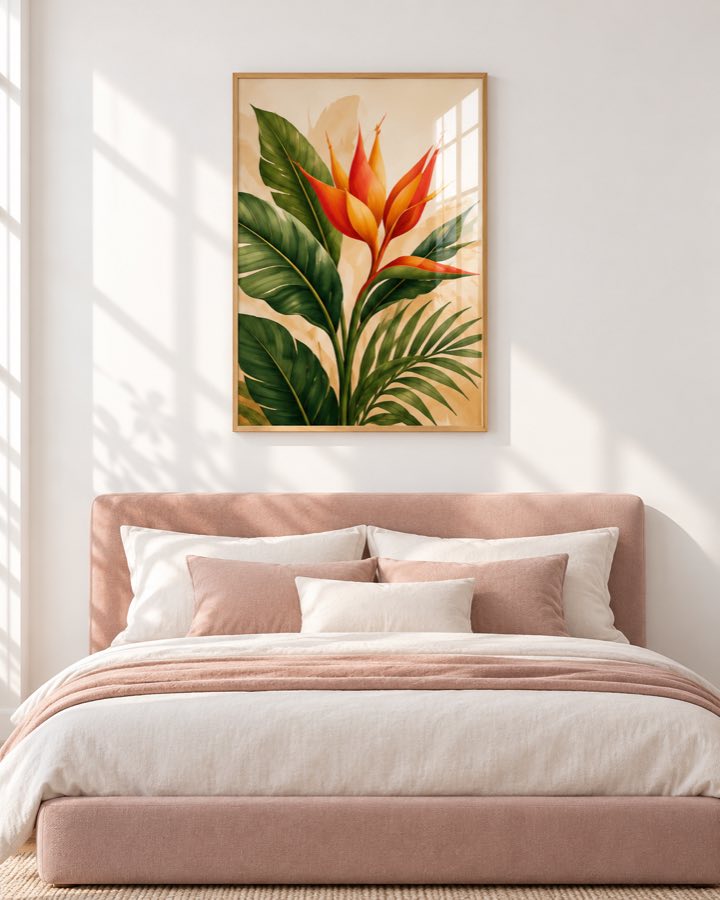 Tableau Strelitzia des Îles — collection Tropical