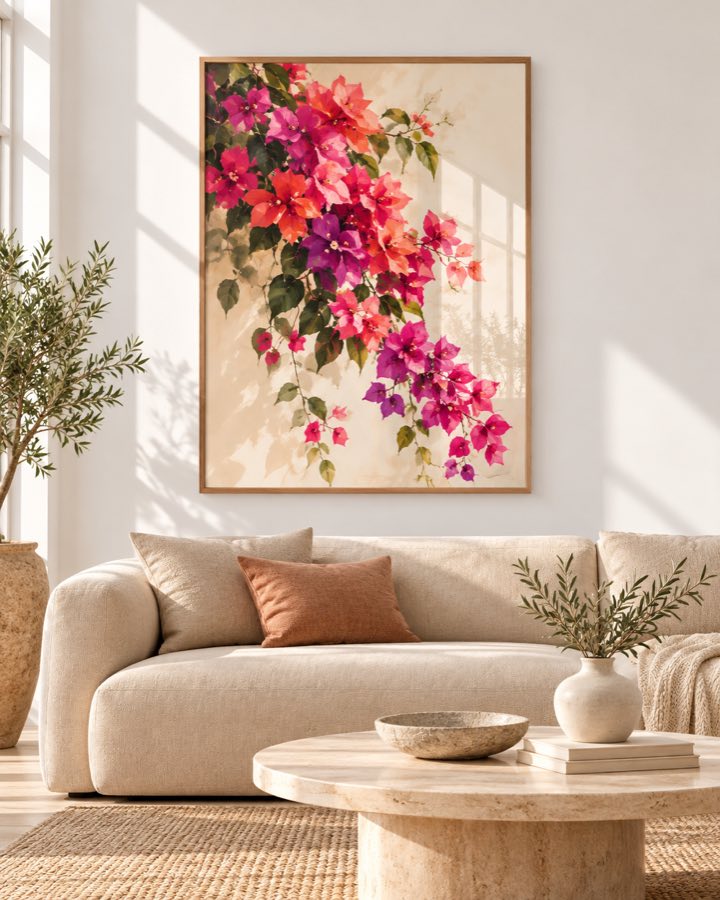 Tableau Bougainvillier — collection Tropical