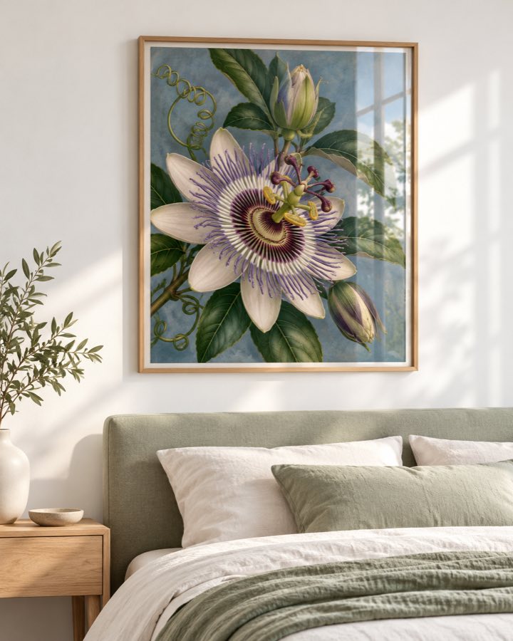 Tableau Passiflore — collection Tropical