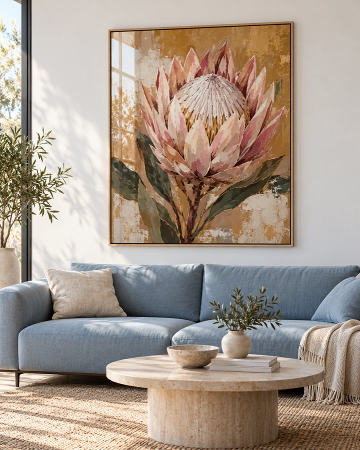 Tableau Protéa Royal — collection Tropical